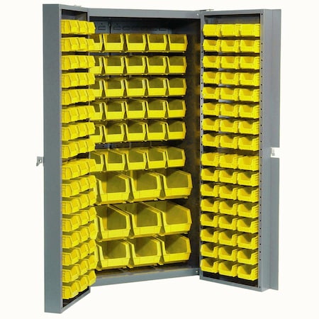 Global Industrial Bin Cabinet, 38 in W, 72 in H, 24 D 662144YL